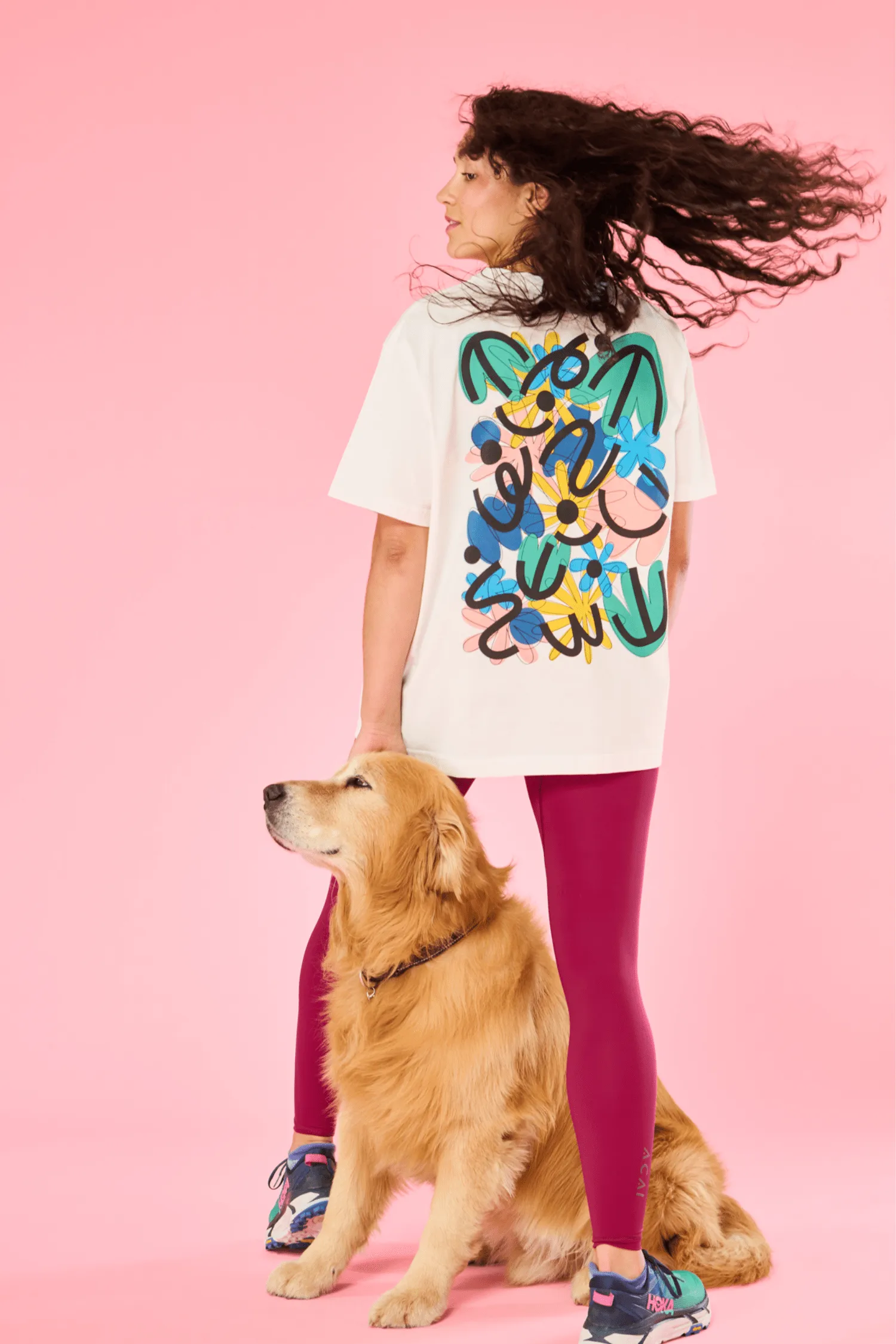 ACAI X Caroline Dowsett Outdoorsing Tee - Flowers