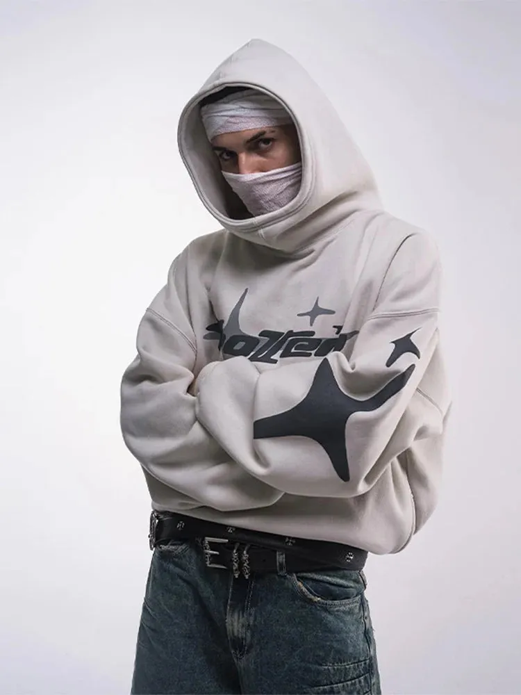 Advbridge 90s Streetwear Trendy Letter Printed Hoodie For Male Casual Loose Long Sleeve Hooded Sweatshirt Y2k Street 2024 Men's Oversize Blouse Tops