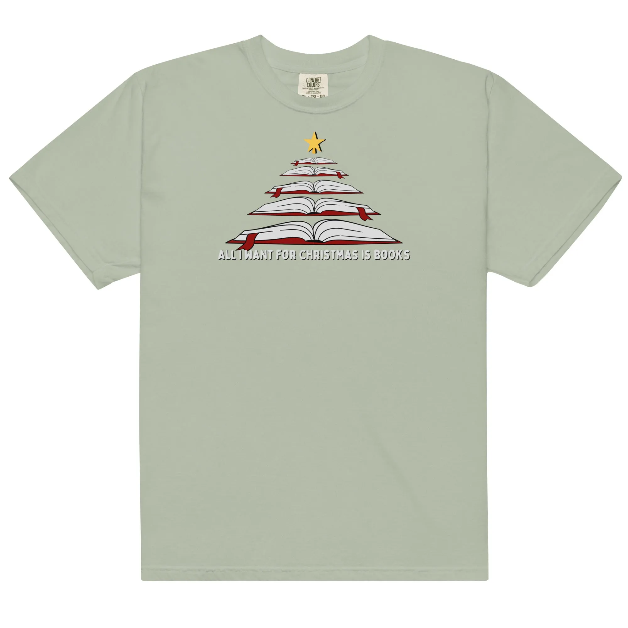 all i want for christmas is books t-shirt