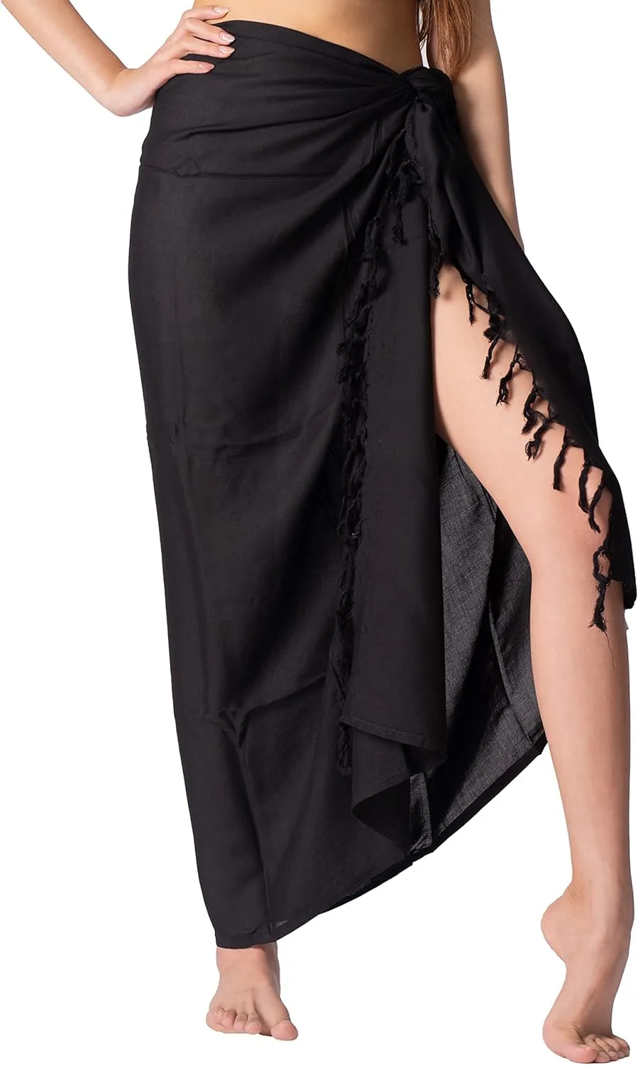 B BANGKOK PANTS Womens Boho Skirt Sarong Wrap Maxi Skirts Tie Up Waist Beach Cover Up