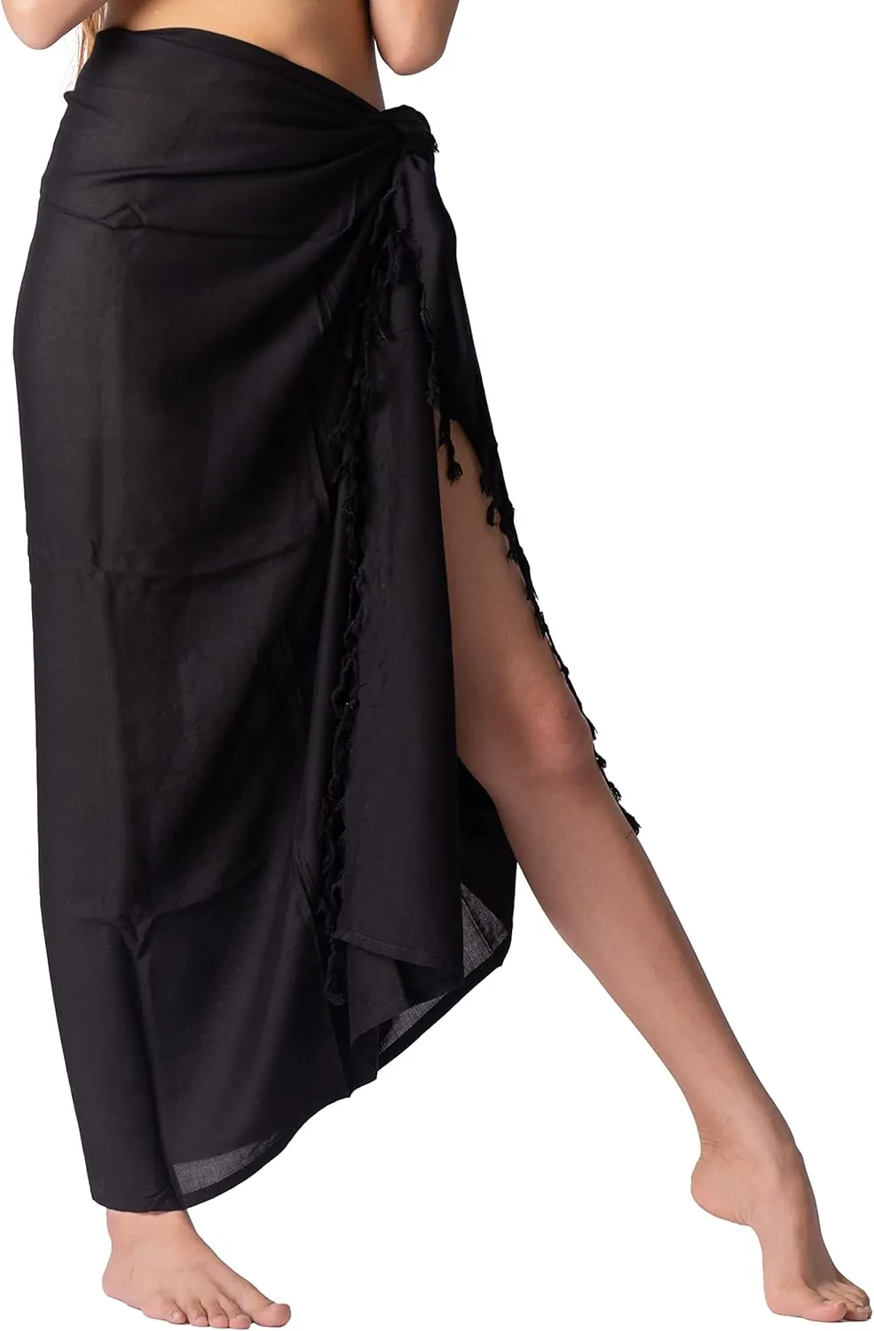 B BANGKOK PANTS Womens Boho Skirt Sarong Wrap Maxi Skirts Tie Up Waist Beach Cover Up