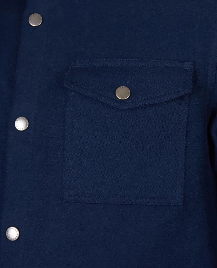 Barbour - Carrbtidge  Twill Overshirt, Navy