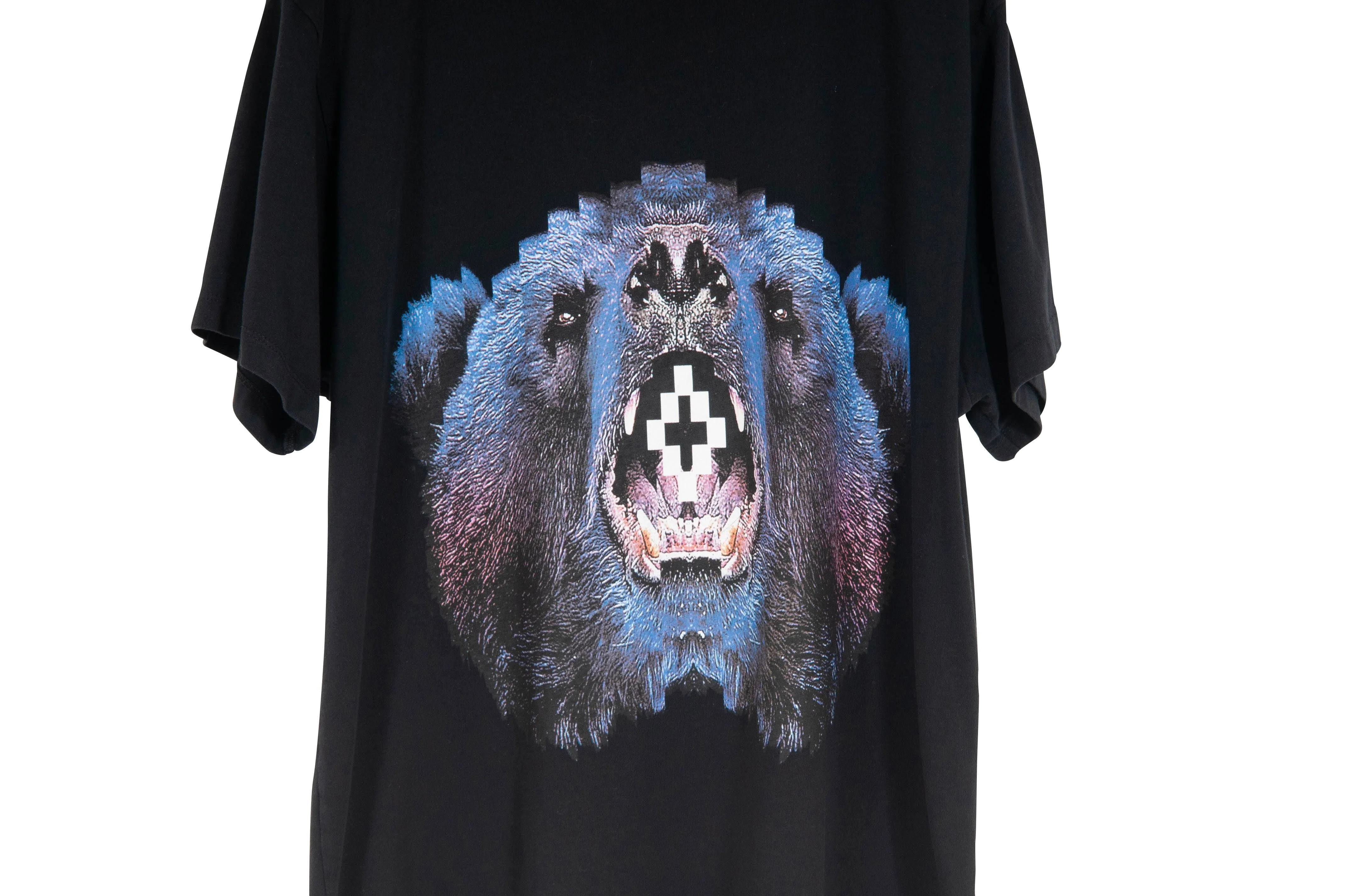 Blue Bear 8 Bit Graphic T Shirt
