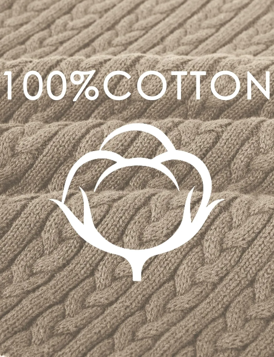 BOBOYOYO Boys Sweater Vest Unisex Cable Knit 100% Cotton Toddler Uniform Vest for Little Big Teenage Boy Girls Childrens Kids