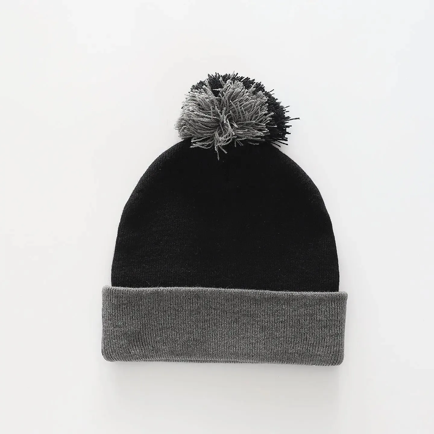 Boys Black and Grey Beanie
