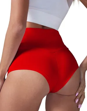 BZB Women's High Waist Yoga Shorts Gym Workout Booty Dance Hot Pants Athletic Butt Lifting Sports Leggings