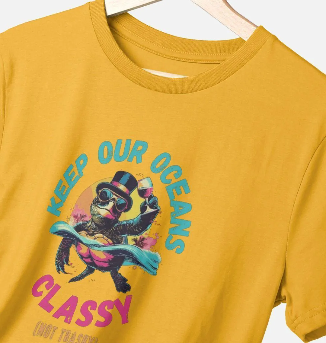Classy Turtle – Organic Cotton Tee