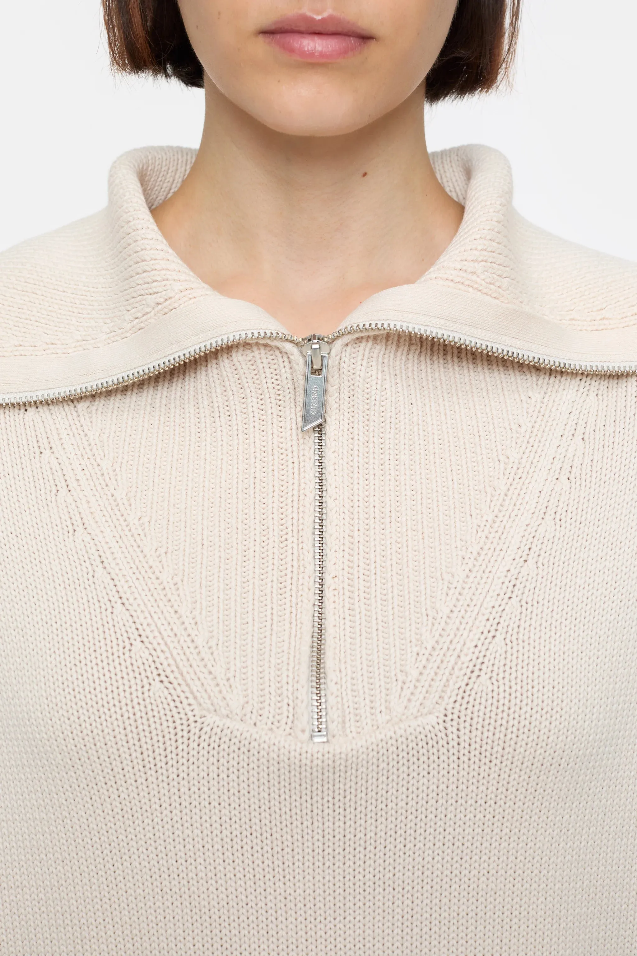 Closed Troyer Sweater - Stone Beige