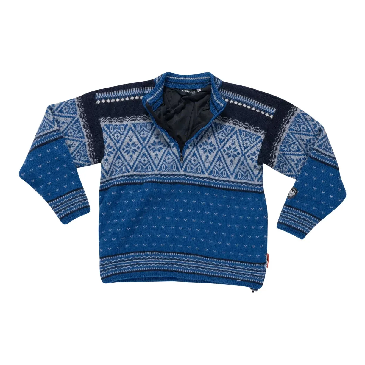 Disegna Half Zip Wool Sweater