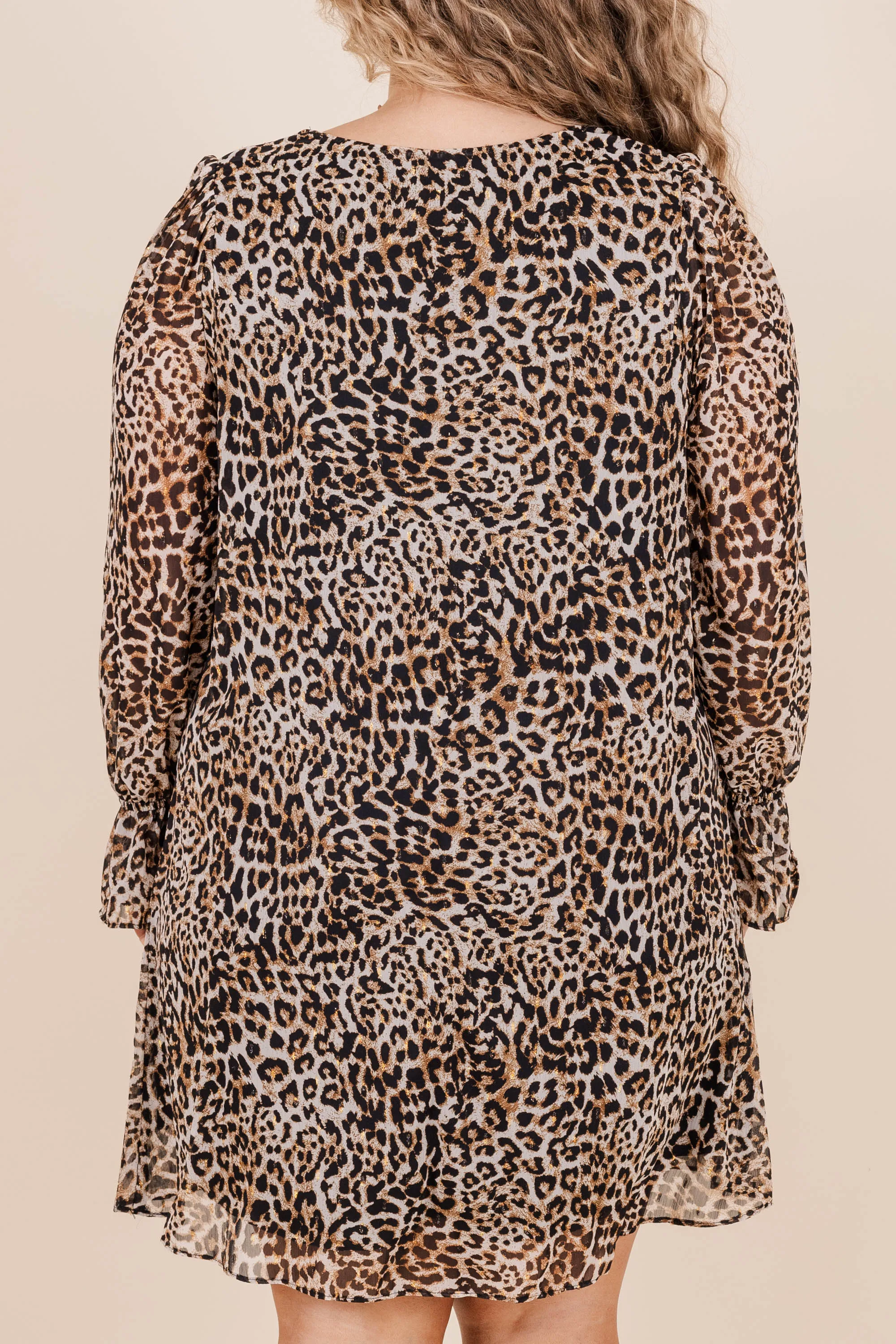Girl On The Move Dress, Black Leopard