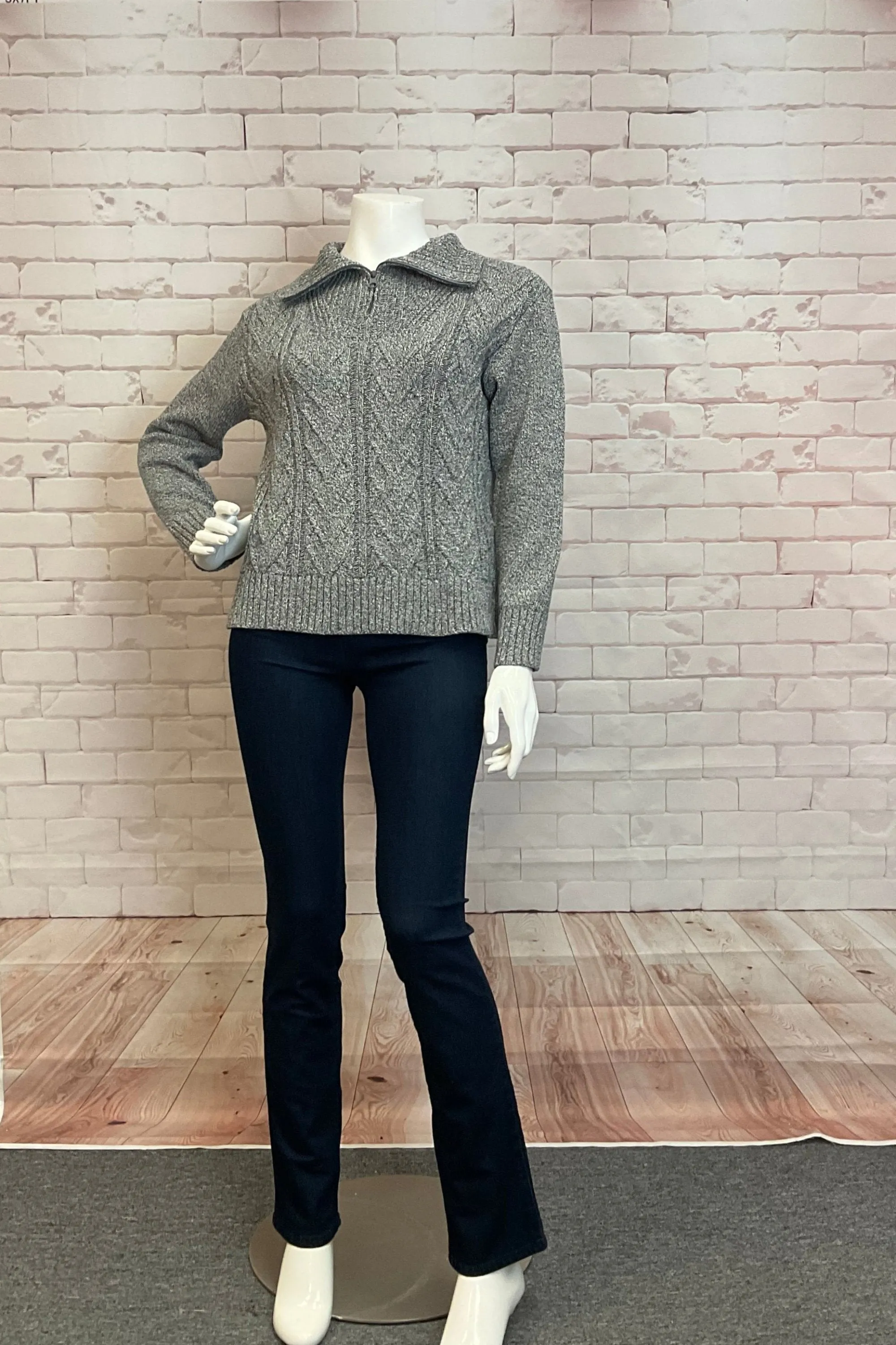 JENNY 1/4 ZIP SWEATER