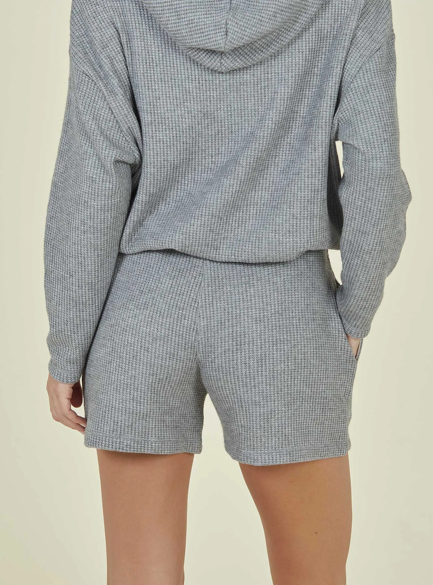KNITTED SHORTS WITH ELASTICATED WAIST
