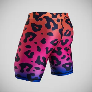 Manto Leopard Vale Tudo Shorts Pink/Orange