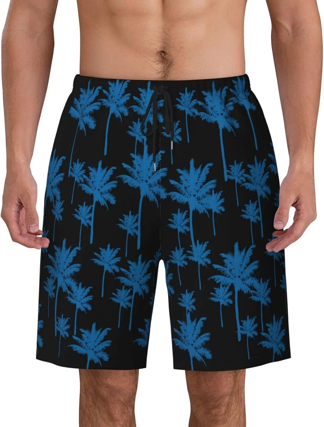 Mens Swim Trunks with Mesh Lining,Quick Dry Swimsuit Board Shorts Beach Pants Swimwear Bathing Suits