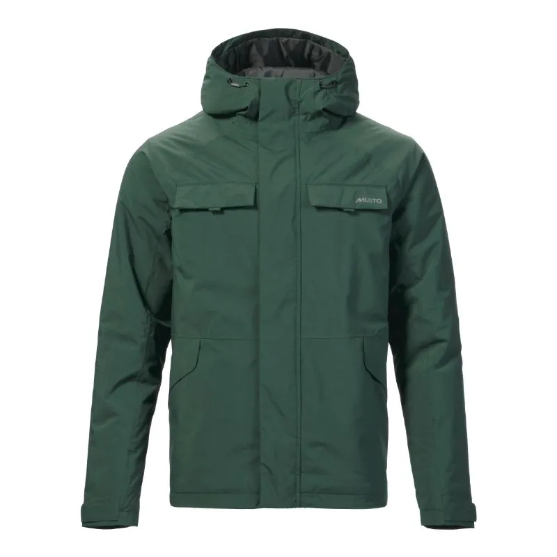 Musto Insulated Mens Primaloft Rain Jacket - Darkest Spruce