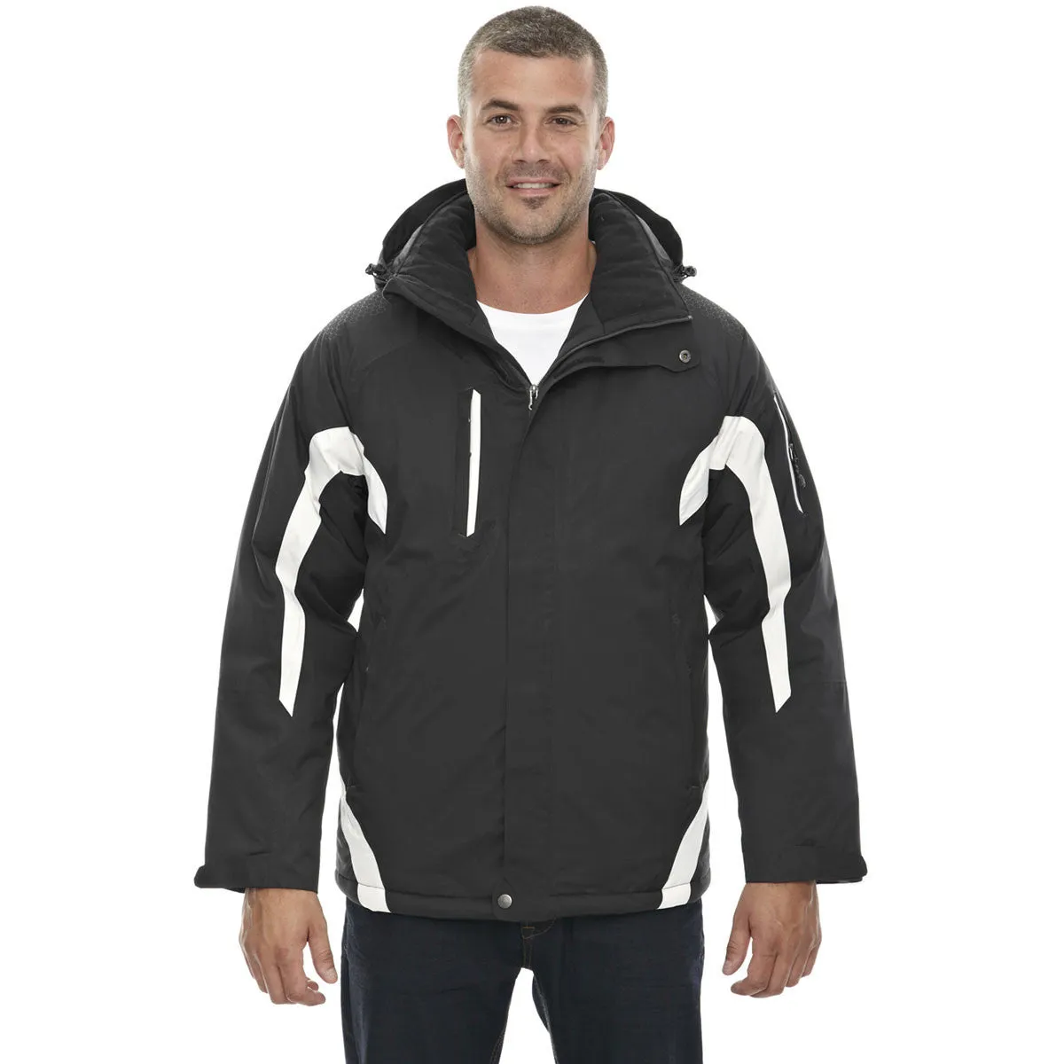 North End Men's Black Apex Seam-Sealed Insulated Jacket