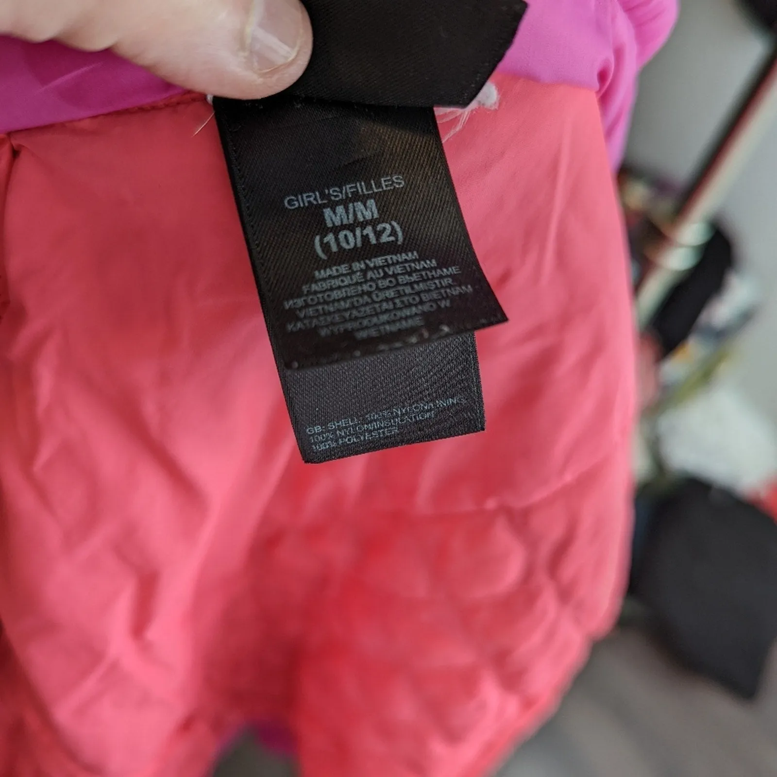 North Face Quilted Parka M 10-12