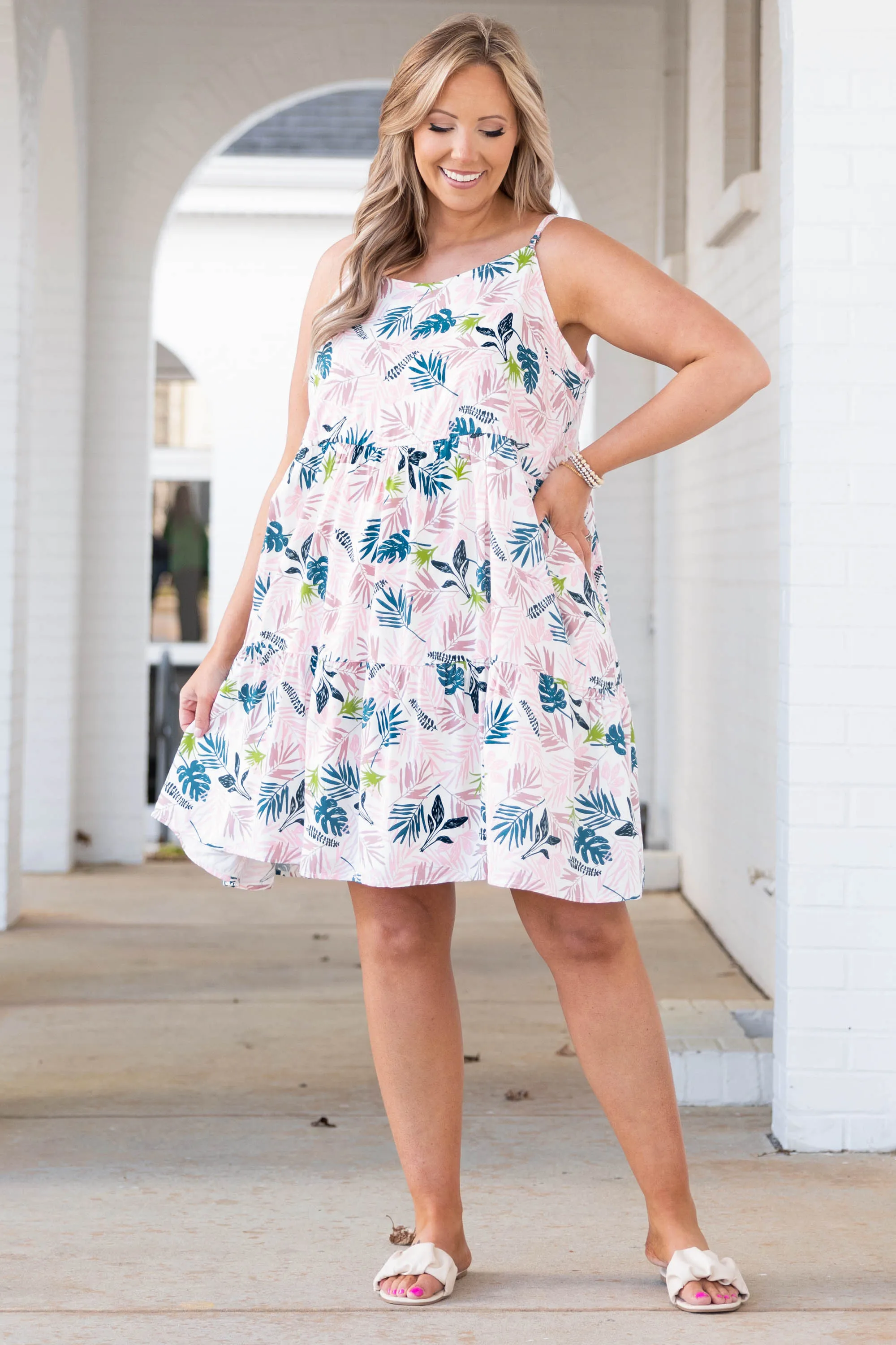 Phone Whispers Dress, Mauve
