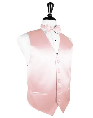 Pink "Premier" Satin Tuxedo Vest