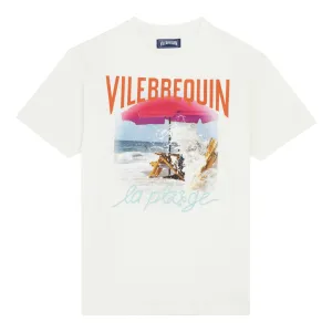 Portisol Wave on VBQ BeachCrew Neck Cotton T-Shirt PTSAP386