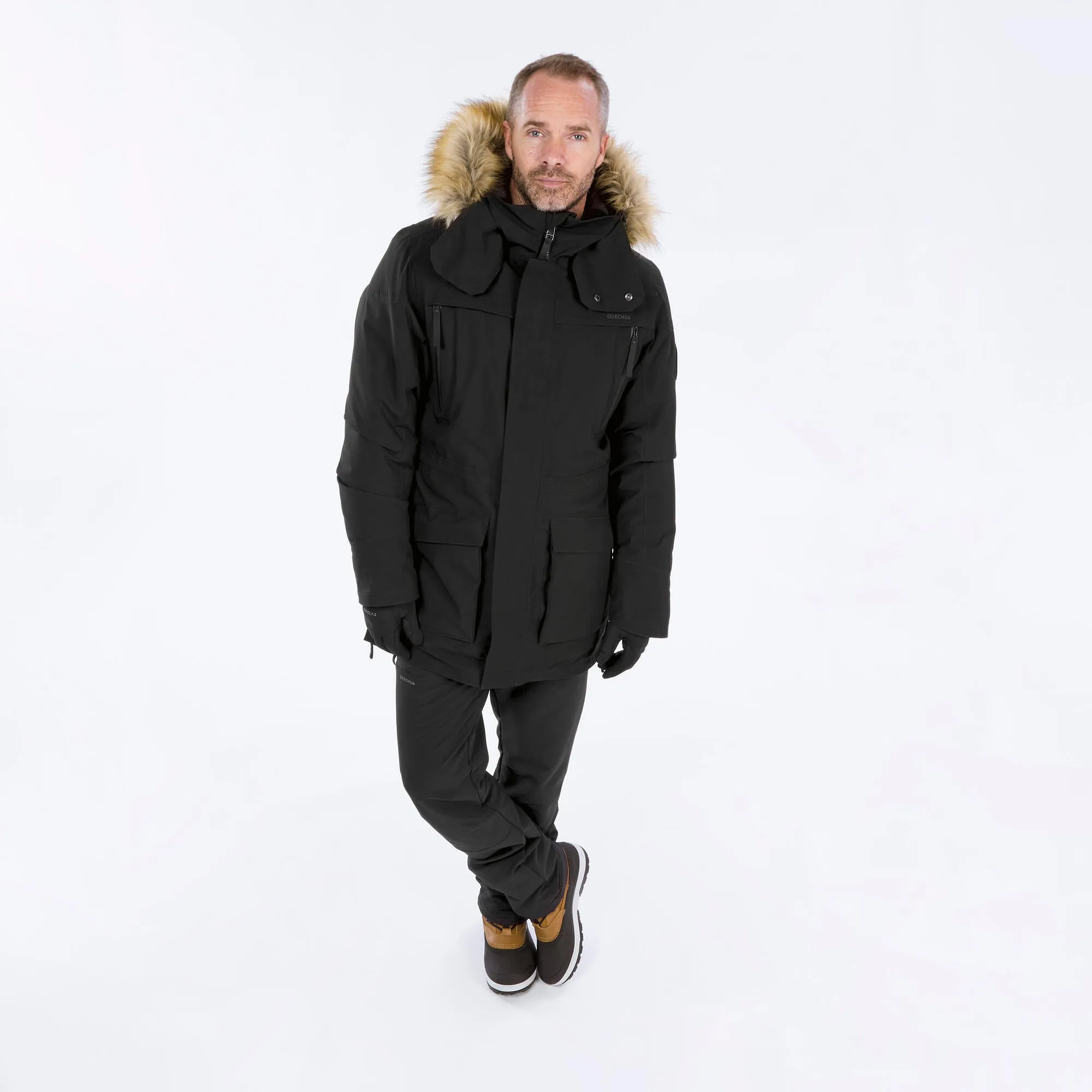 Quechua Men's Winter Waterproof Hiking Parka - SH900 -4F