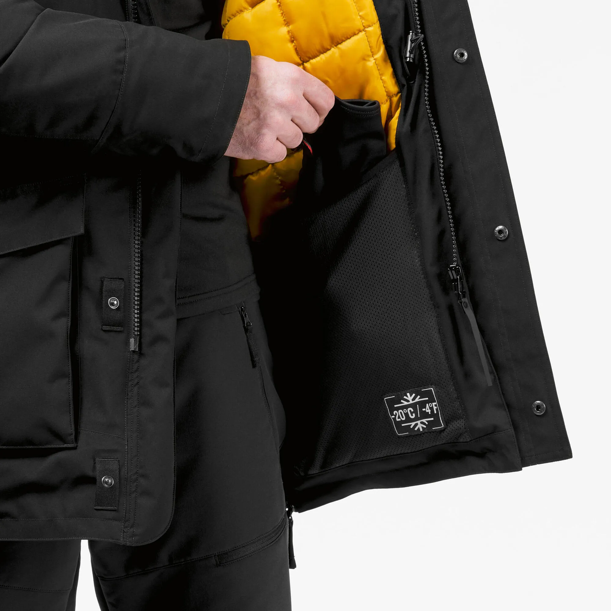 Quechua Men's Winter Waterproof Hiking Parka - SH900 -4F