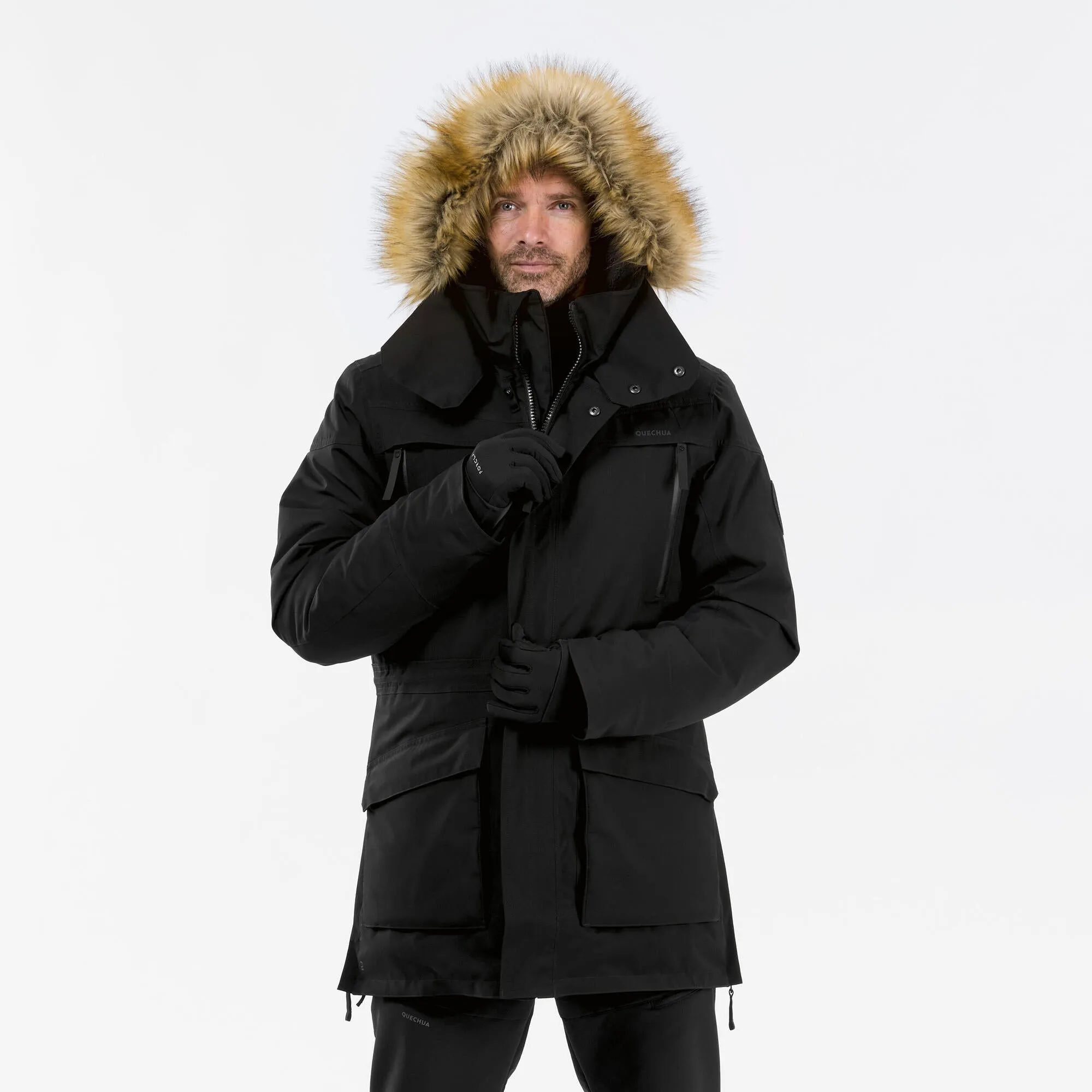 Quechua Men's Winter Waterproof Hiking Parka - SH900 -4F