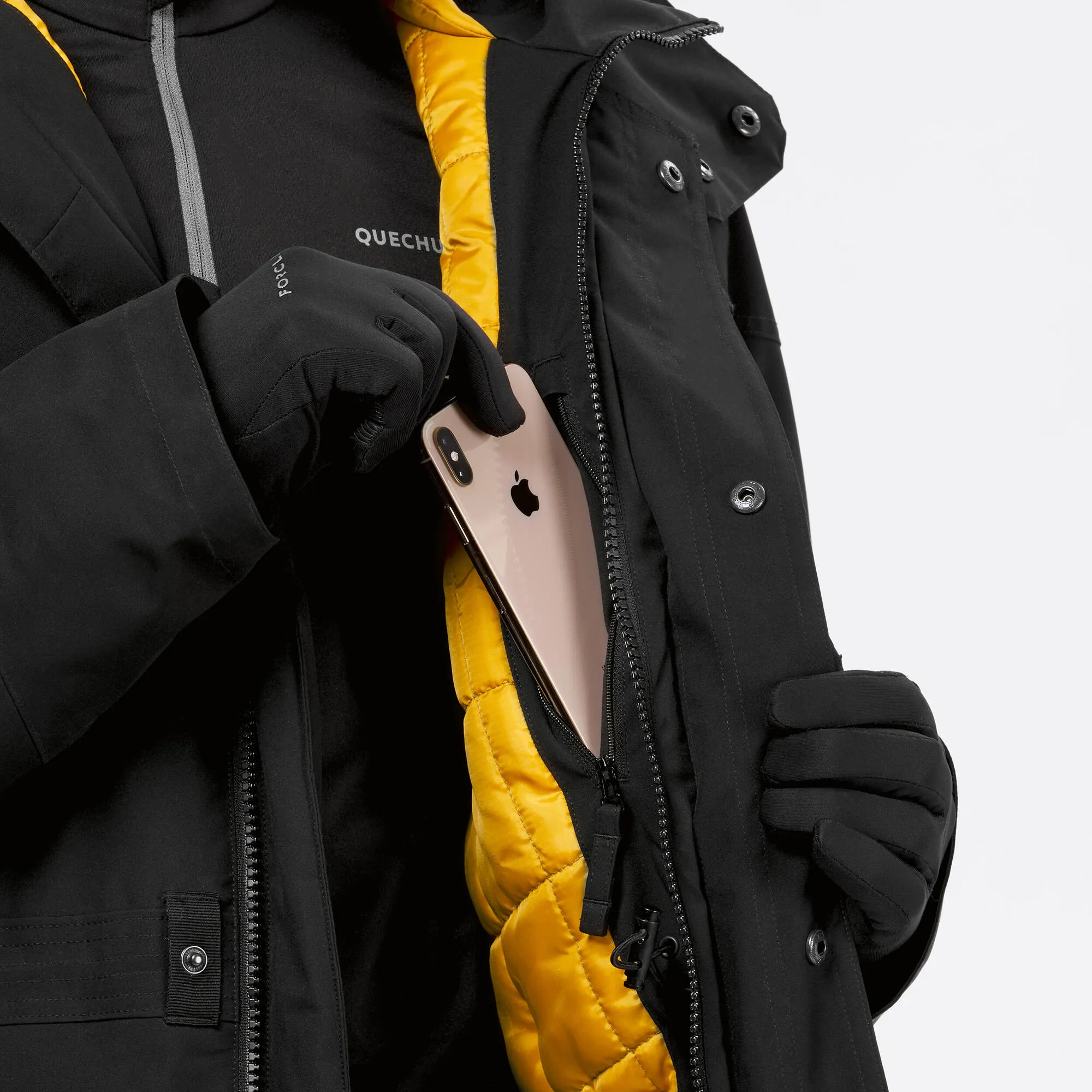 Quechua Men's Winter Waterproof Hiking Parka - SH900 -4F