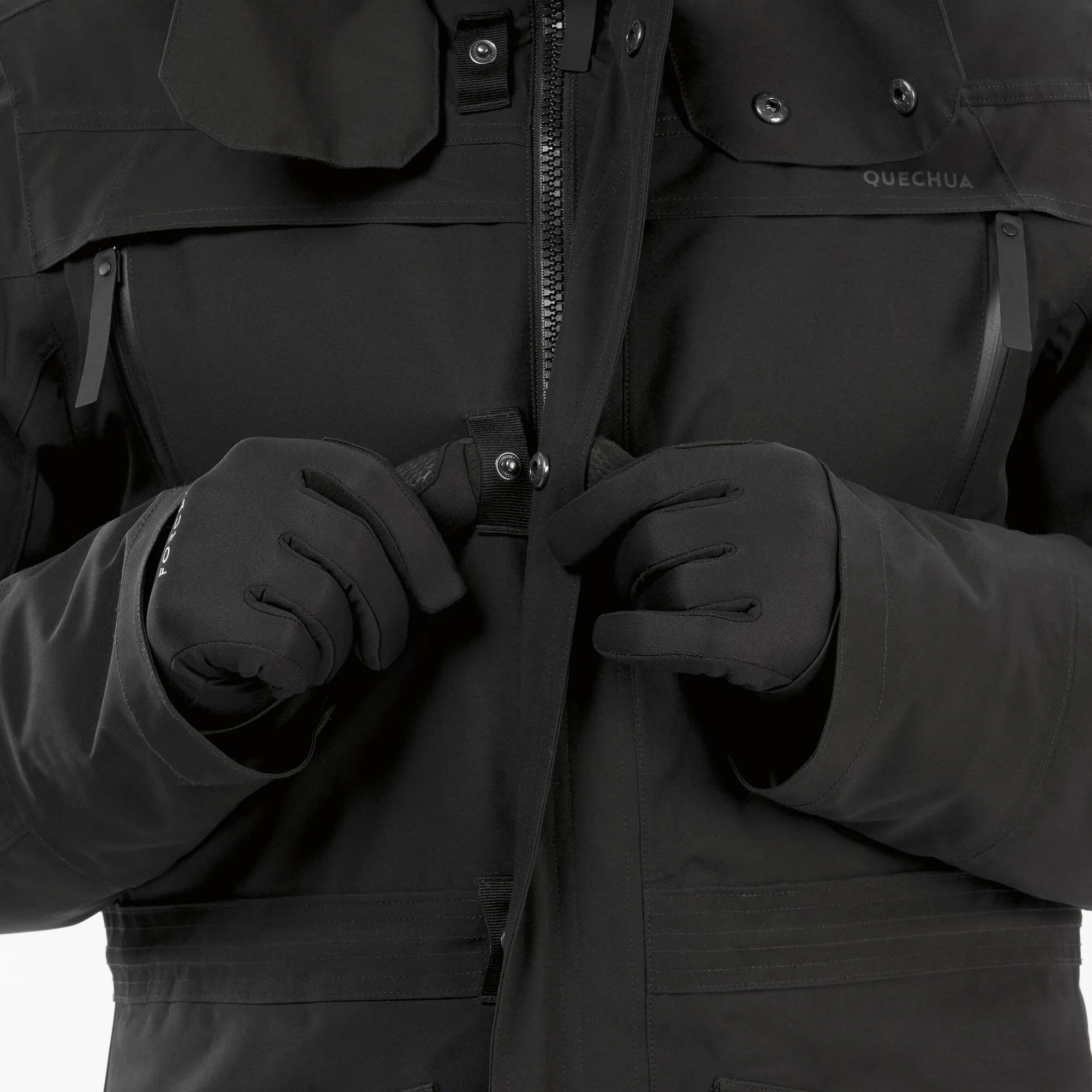 Quechua Men's Winter Waterproof Hiking Parka - SH900 -4F