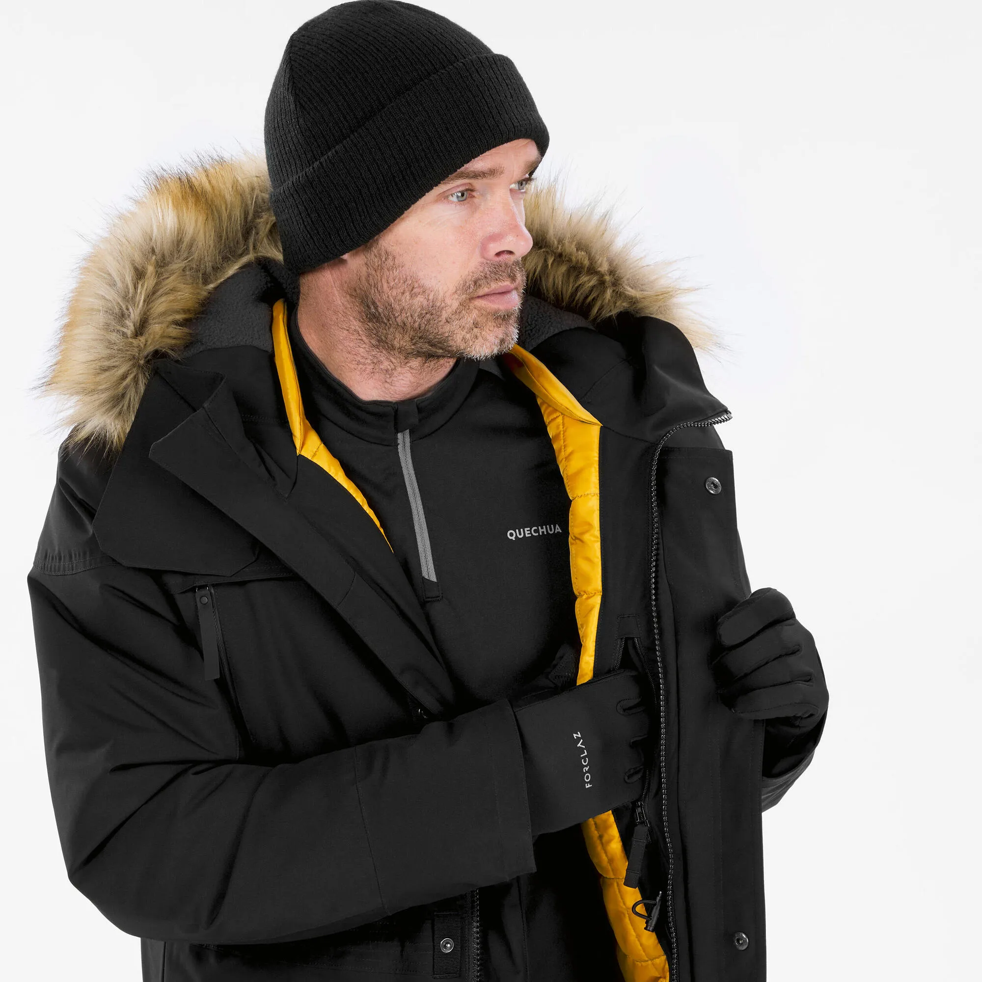 Quechua Men's Winter Waterproof Hiking Parka - SH900 -4F