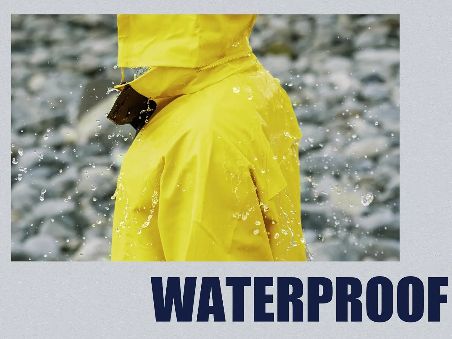 Rain Suits Waterproof for Men & Women Heavy Duty Rain Gear High Visibility Reflective Jacket Bib Pants