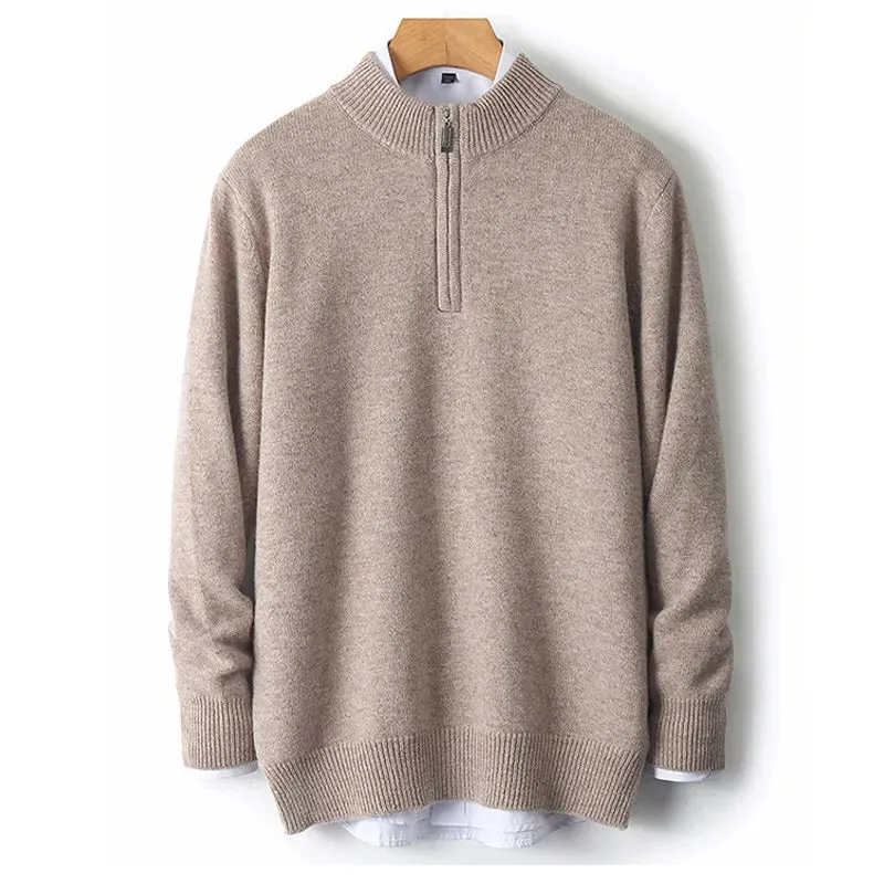 Rhys | Wool Zip Sweater