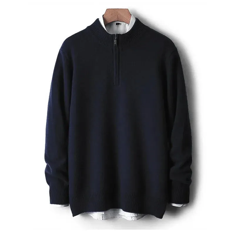 Rhys | Wool Zip Sweater
