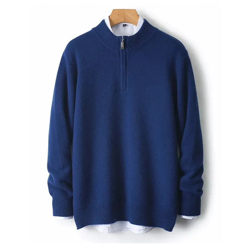 Rhys | Wool Zip Sweater