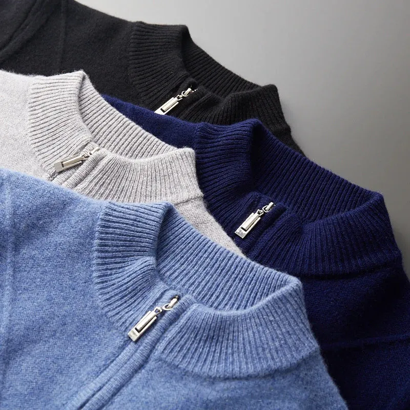 Rhys | Wool Zip Sweater