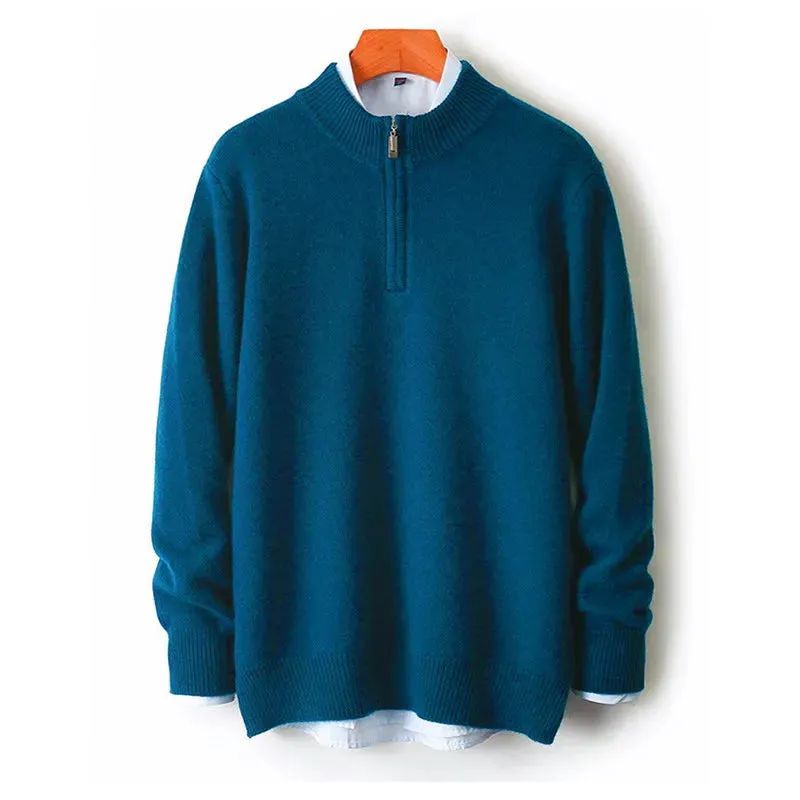 Rhys | Wool Zip Sweater