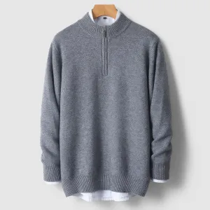 Rhys | Wool Zip Sweater
