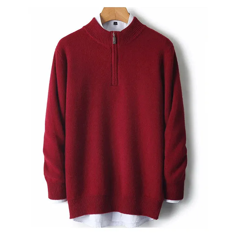 Rhys | Wool Zip Sweater
