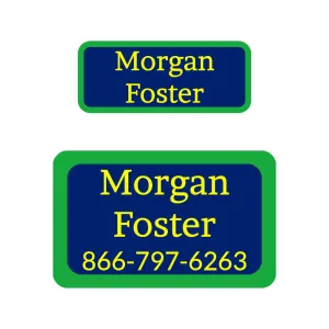 Solid Border College Labels Pack