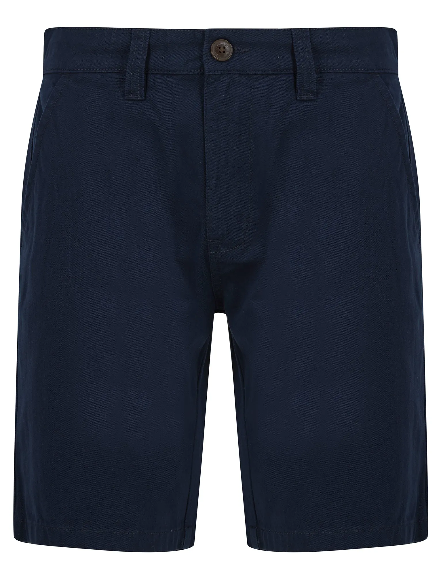 Somero Cotton Twill Chino Shorts in Sky Captain Navy - Tokyo Laundry
