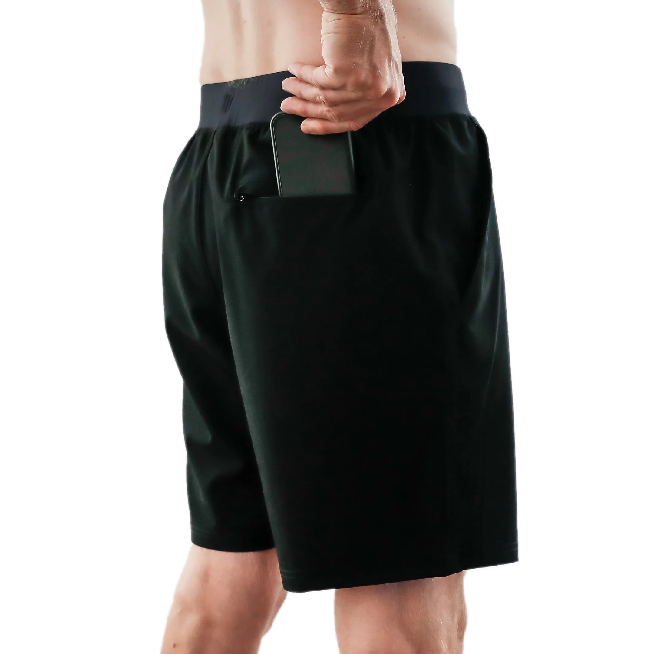 STEWART MEN'S CREW GYM SHORTS