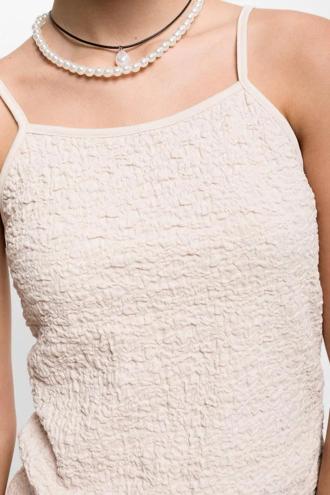 Strappy Vest Natural