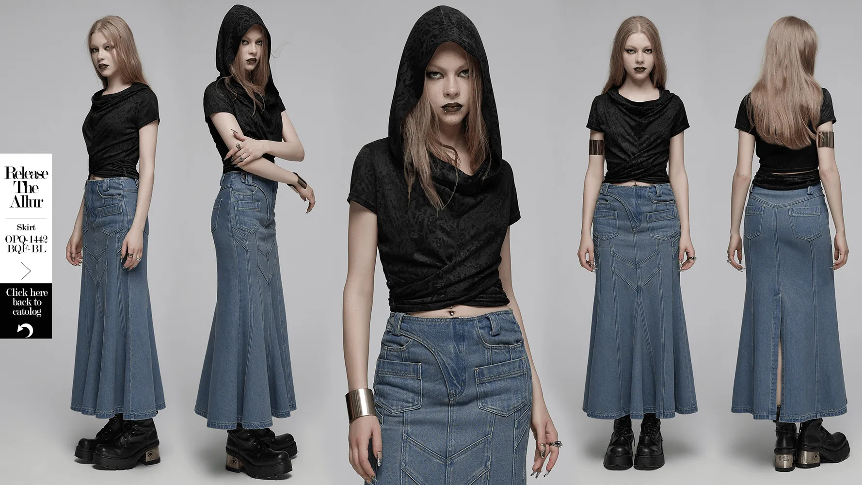 Swing Collar Hooded Short Sleeves Top with Criss-Cross Hem
