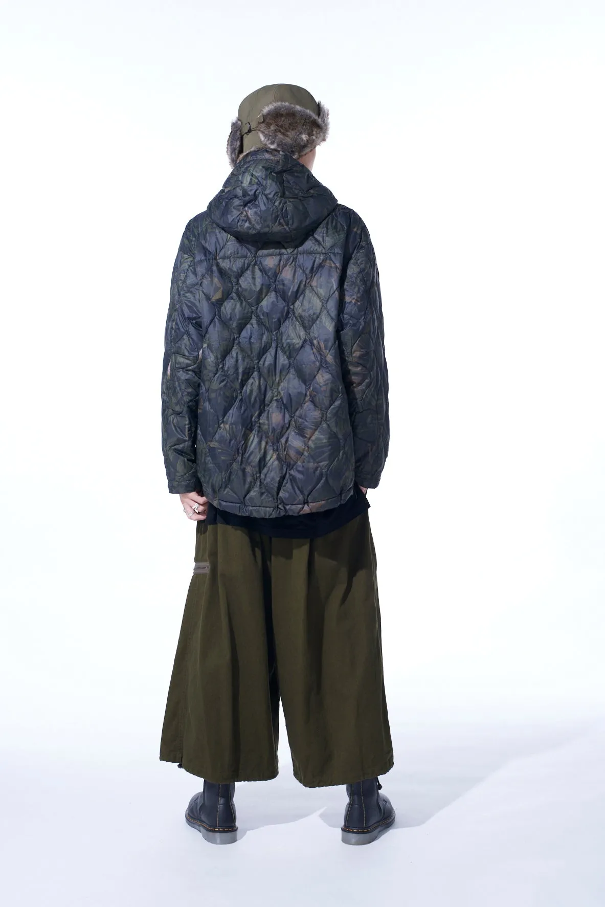 S'YTE X TAIONDAHLIA CAMOUFLAGE QUILTED DOWN PARKA