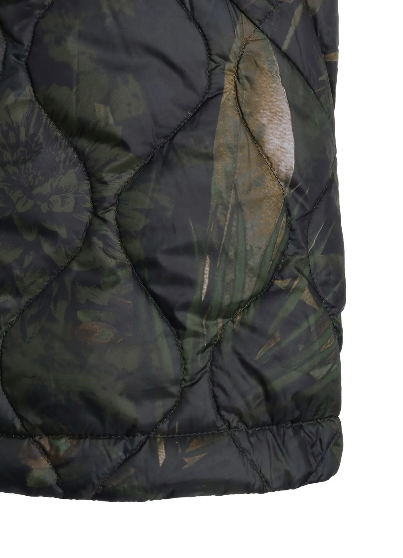 S'YTE X TAIONDAHLIA CAMOUFLAGE QUILTED DOWN PARKA