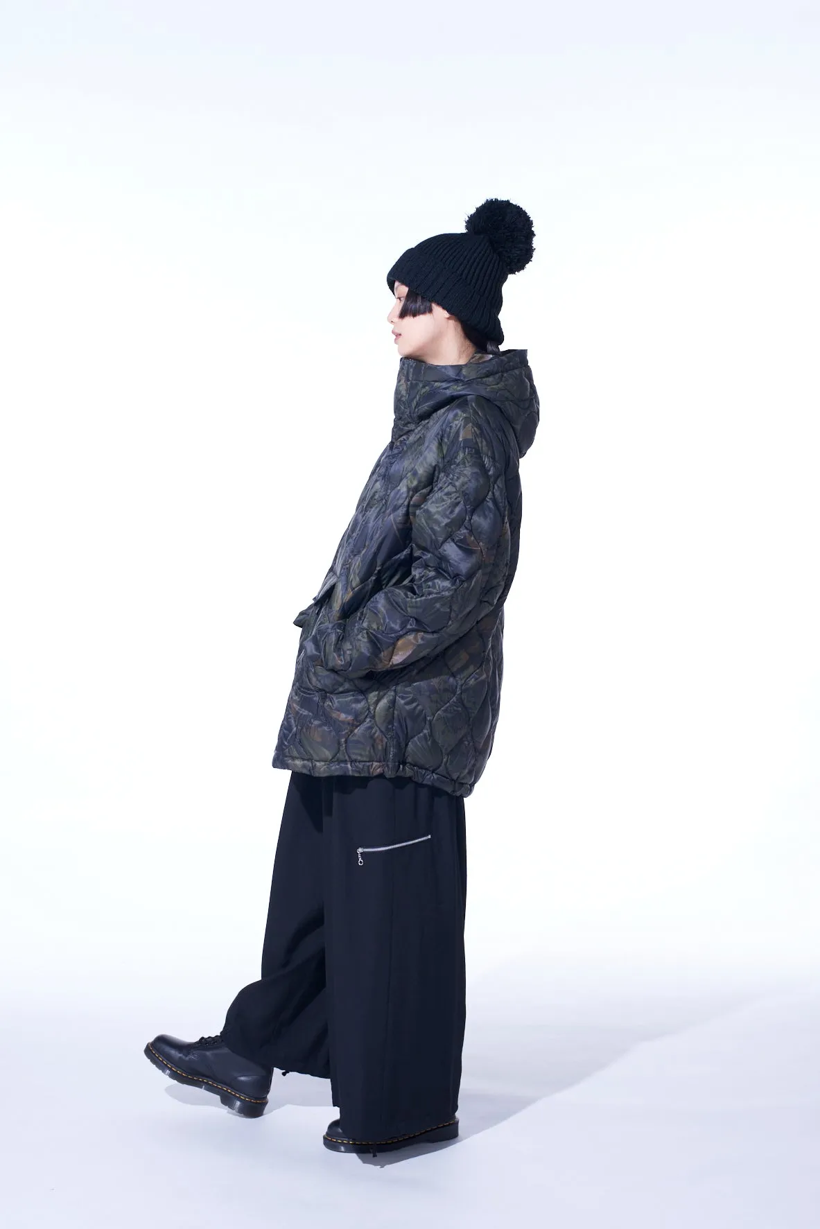 S'YTE X TAIONDAHLIA CAMOUFLAGE QUILTED DOWN PARKA