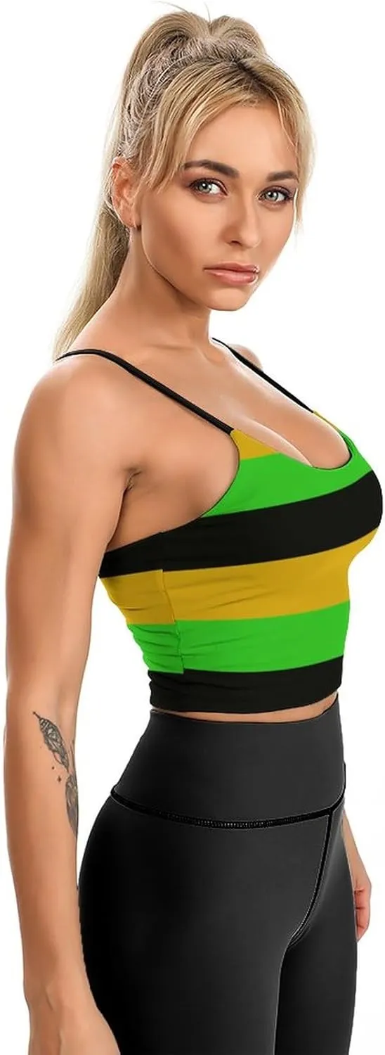TAIZIYEAH Jamaica Printed Camisole Casual for Women Spring Summer Party Clothes