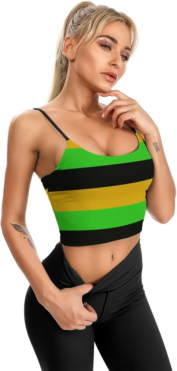 TAIZIYEAH Jamaica Printed Camisole Casual for Women Spring Summer Party Clothes