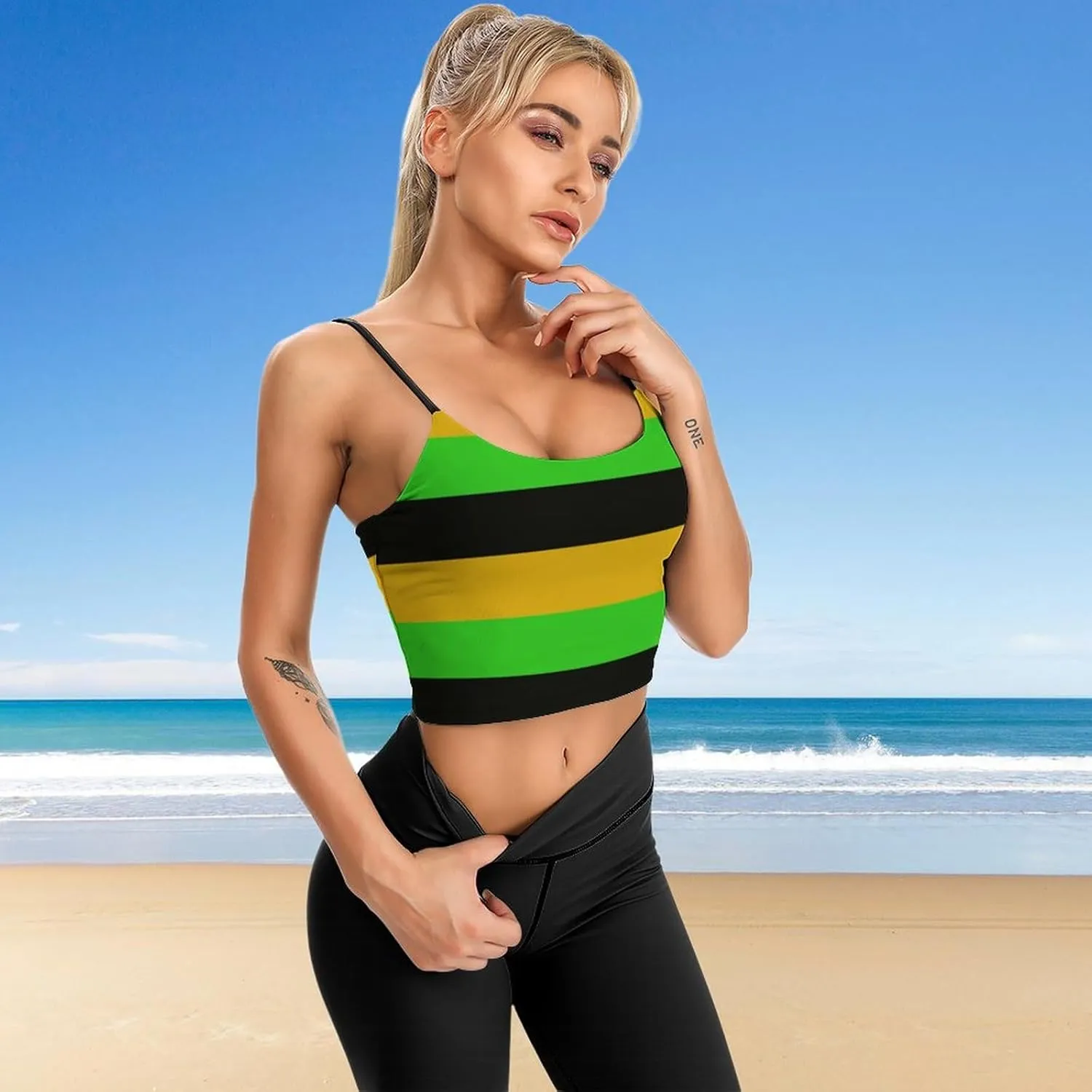 TAIZIYEAH Jamaica Printed Camisole Casual for Women Spring Summer Party Clothes