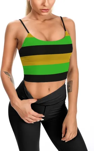 TAIZIYEAH Jamaica Printed Camisole Casual for Women Spring Summer Party Clothes